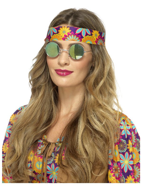 Hippie Specs, Mirrored, Green & Blue - Adult Weekender
