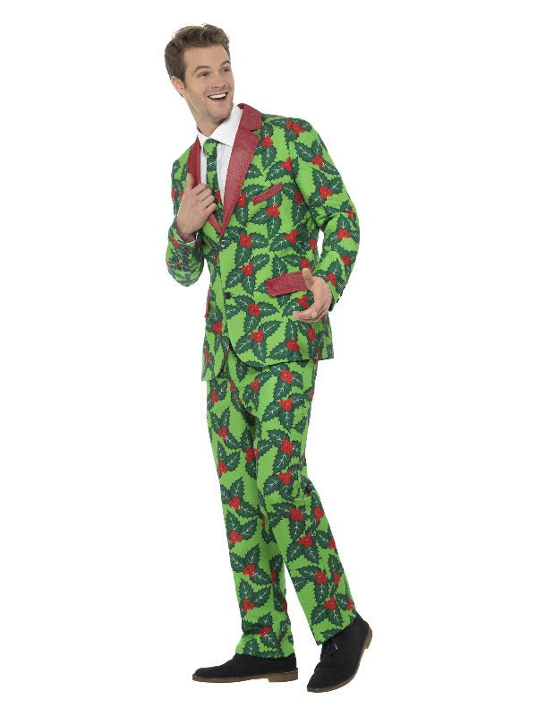 Holly Berry Suit, Red & Green - Adult Weekender