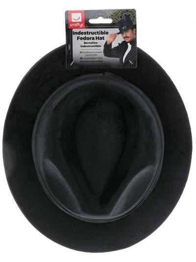 Indestructible Fedora Hat, Black - Adult Weekender