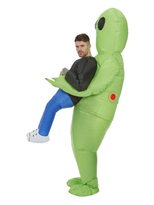 Inflatable Alien Abduction Costume, Green - Adult Weekender