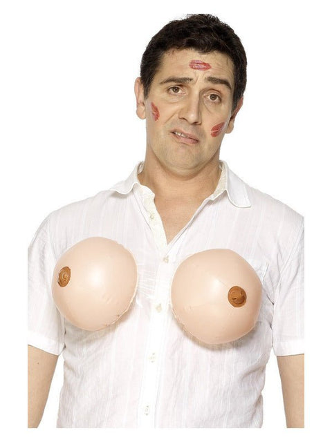 Inflatable Boobs, Flesh - Adult Weekender