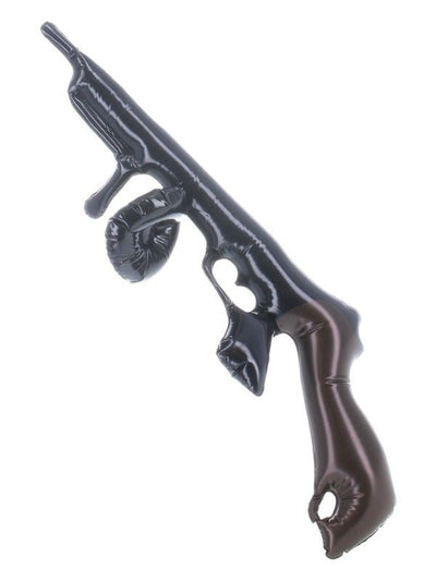 Inflatable Tommy Gun, Black - Adult Weekender