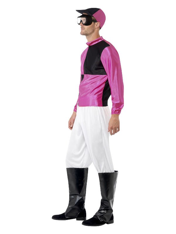 Jockey Costume, Pink & Black - Adult Weekender