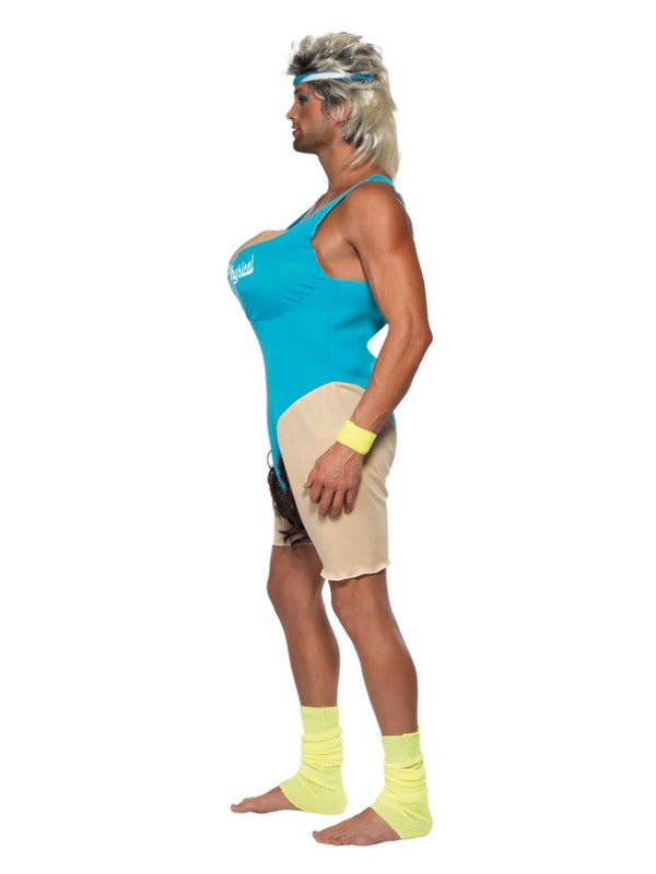 Lets Get Physical, Work Out Costume, Blue - Adult Weekender