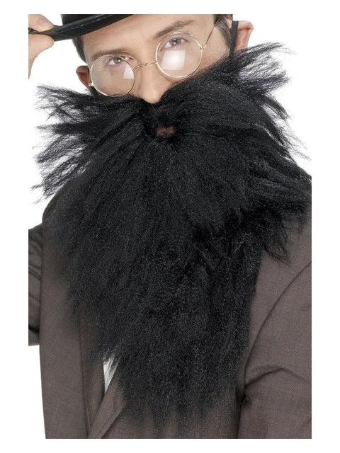 Long Beard & Tash, Black - Adult Weekender