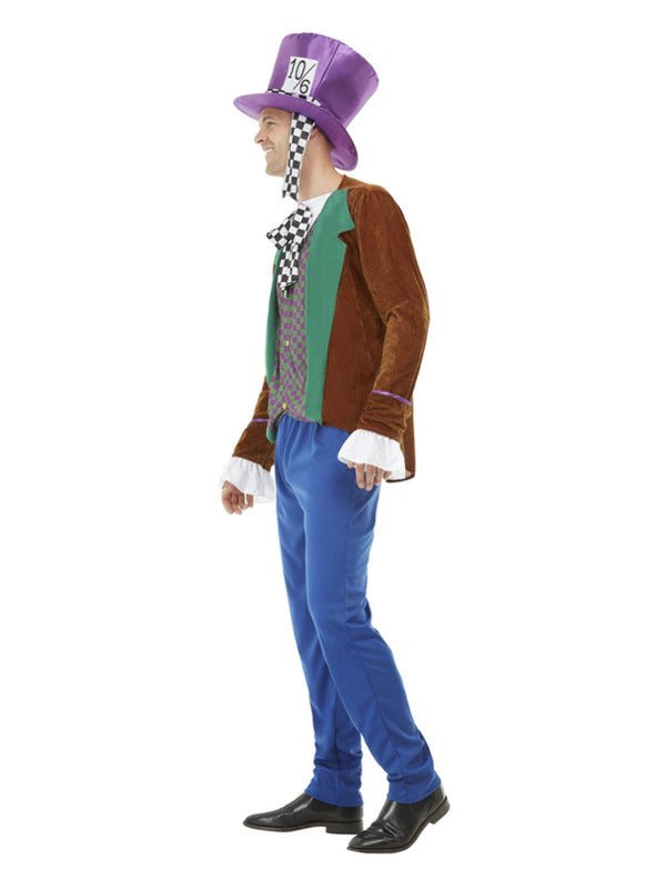 Mad Hatter Costume, Multi - Coloured - Adult Weekender