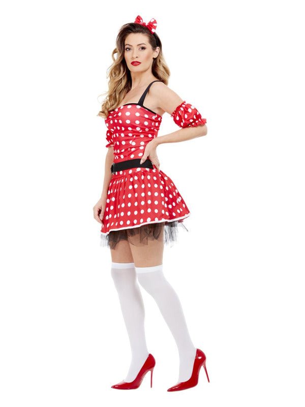Madame Mouse Costume, Red - Adult Weekender