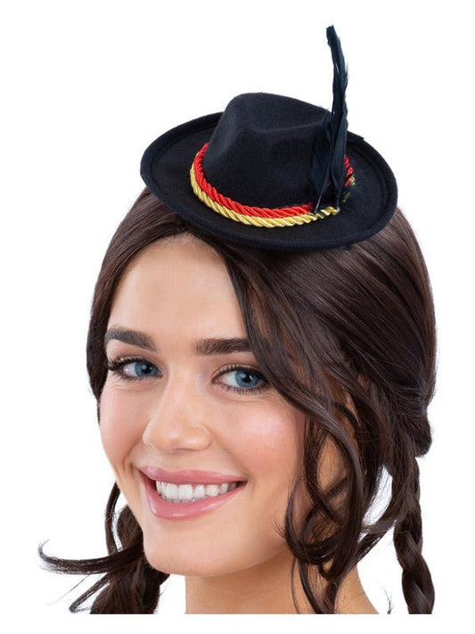 Mini Bavarian Trenker Hat, Black - Adult Weekender