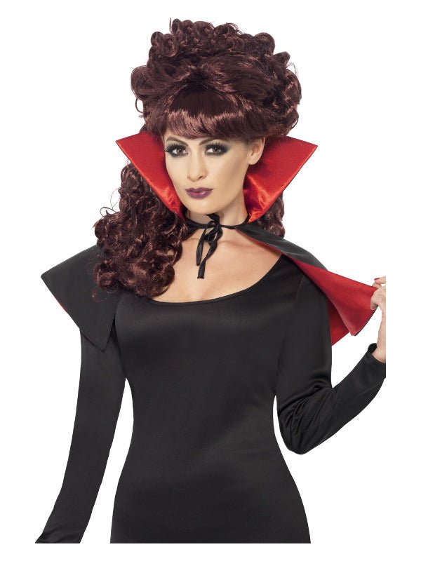 Mini Vamp Cape, Black & Red - Adult Weekender