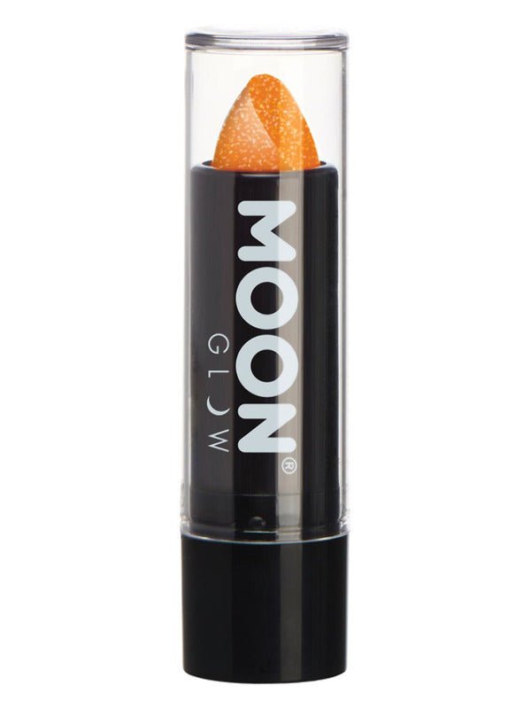 Moon Glow - Neon UV Glitter Lipstick, Orange - Adult Weekender