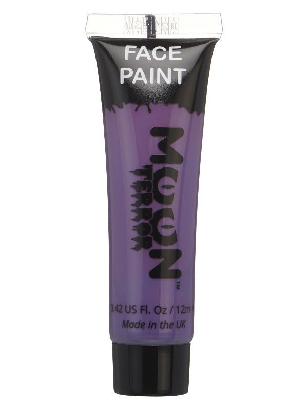 Moon Terror Halloween Face & Body Paint, Purple - Adult Weekender