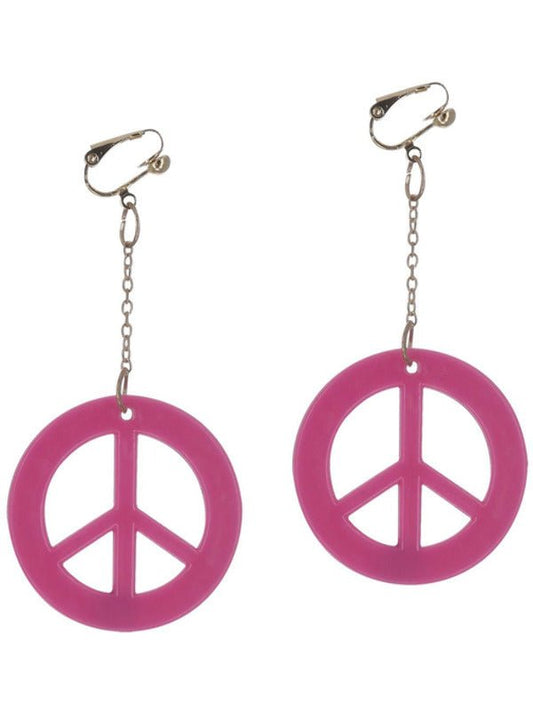 Neon Pink CND Earrings - Adult Weekender