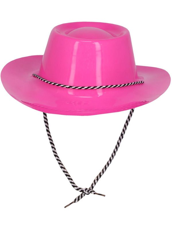 Neon Pink Cowboy Hat - Adult Weekender