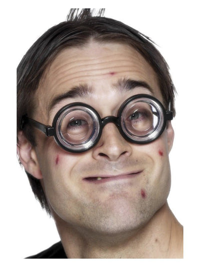 Nerd Glasses, Black - Adult Weekender