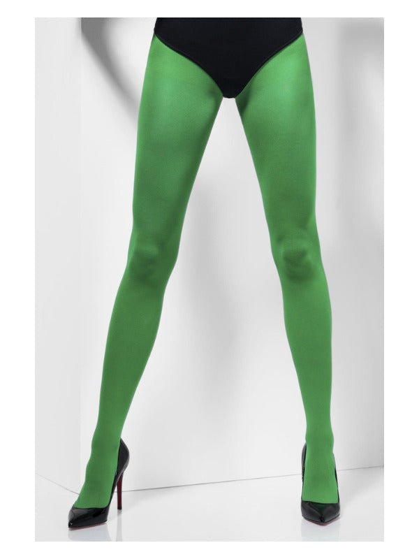 Opaque Tights, Green - Adult Weekender