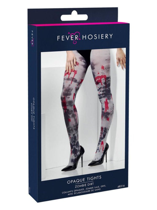 Opaque Tights, Zombie Dirt, Grey - Adult Weekender