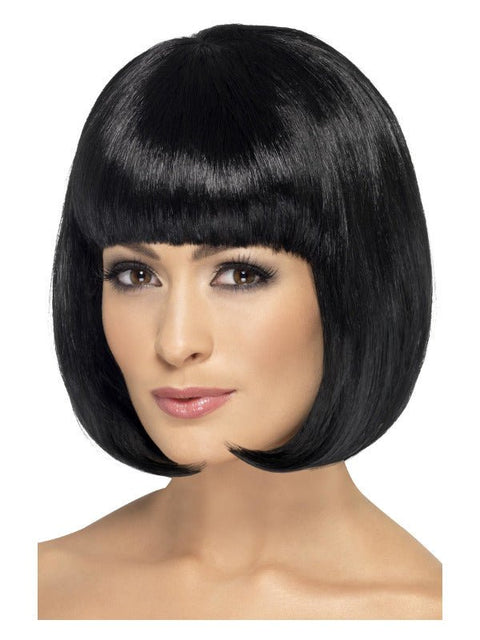 Partyrama Wig, 12 inch, Black - Adult Weekender