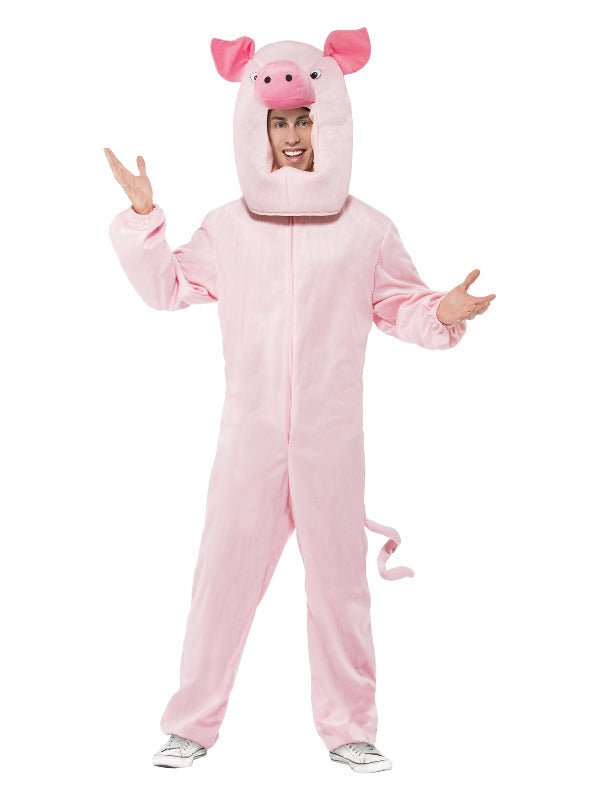 Pig Costume, Pink - Adult Weekender