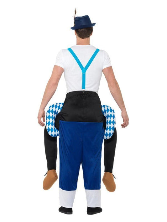 Piggyback Bavarian Costume, Blue - Adult Weekender