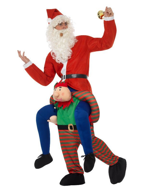 Piggyback Elf Costume, Green - Adult Weekender