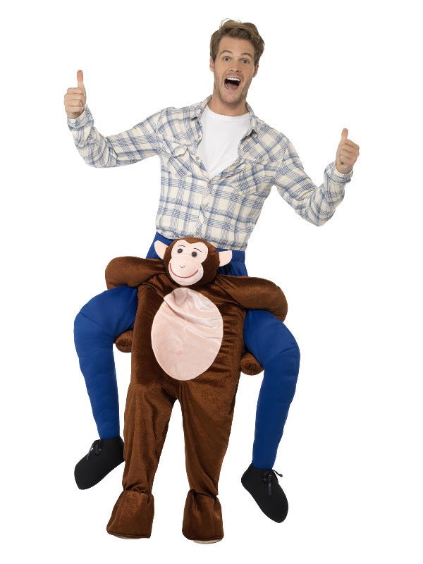 Piggyback Monkey Costume, Brown - Adult Weekender