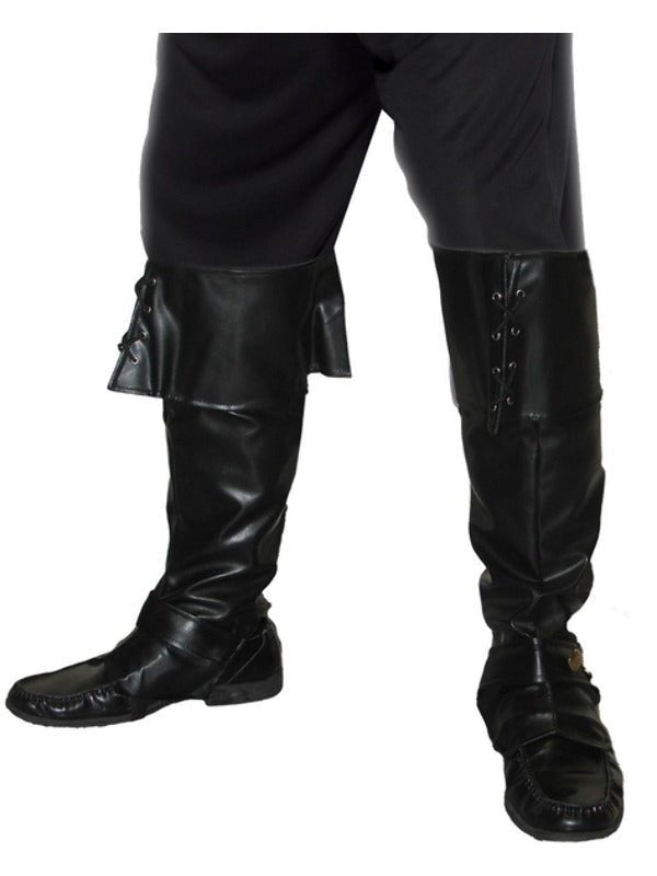 Pirate Bootcovers, Black - Adult Weekender