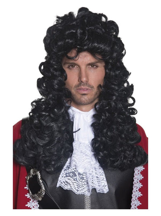 Pirate Captain Wig, Black - Adult Weekender