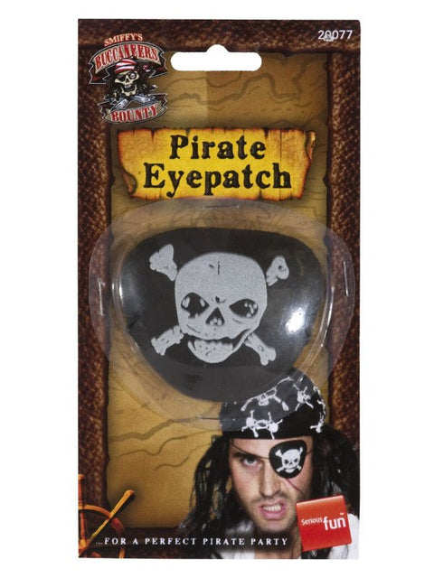 Pirate Eyepatch, Black & White - Adult Weekender