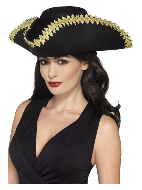 Pirate Hat, Black - Adult Weekender