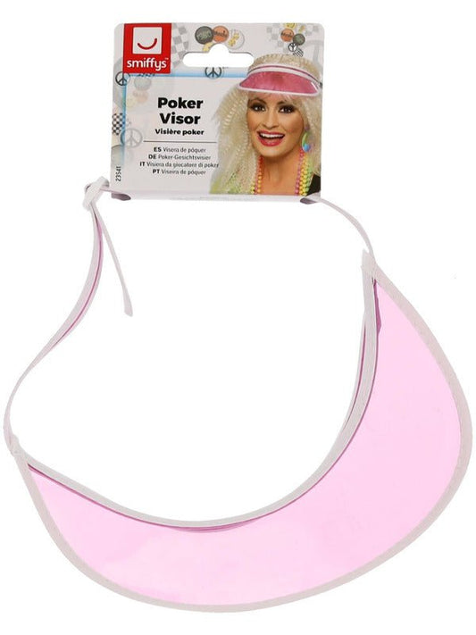 Poker Visor, Pink - Adult Weekender