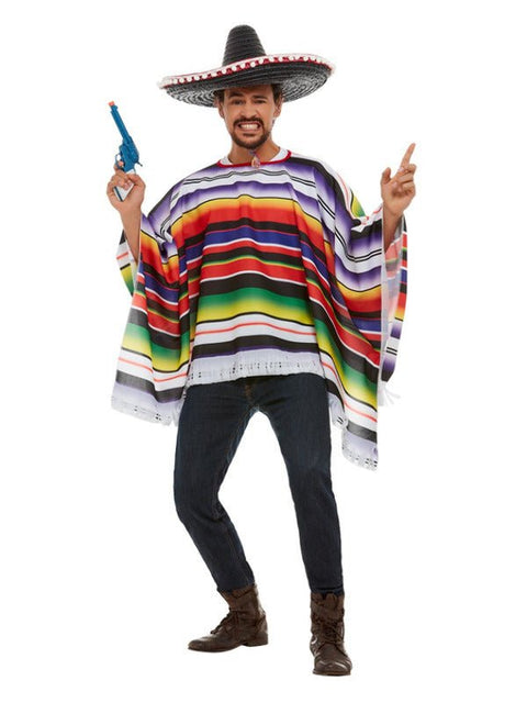 Poncho, Multi - Coloured - Adult Weekender