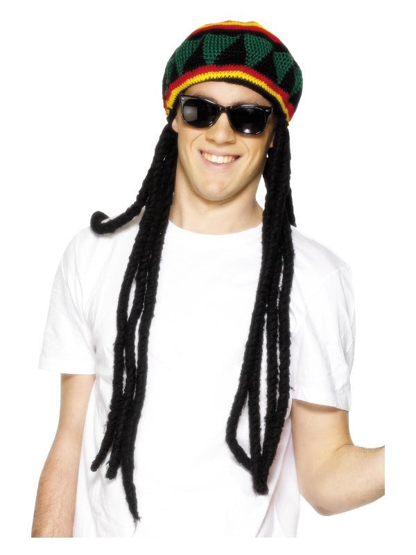 Rasta Beret, Black & Yellow - Adult Weekender