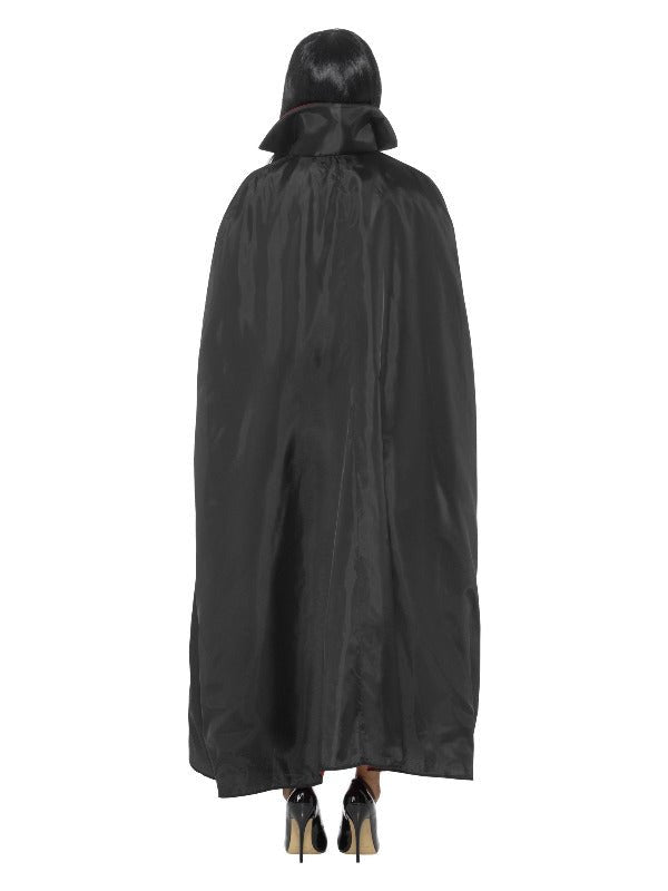 Reversible Vampire Cape, Black & Red - Adult Weekender