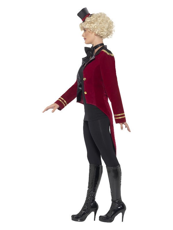Ringmaster Costume, Red - Adult Weekender