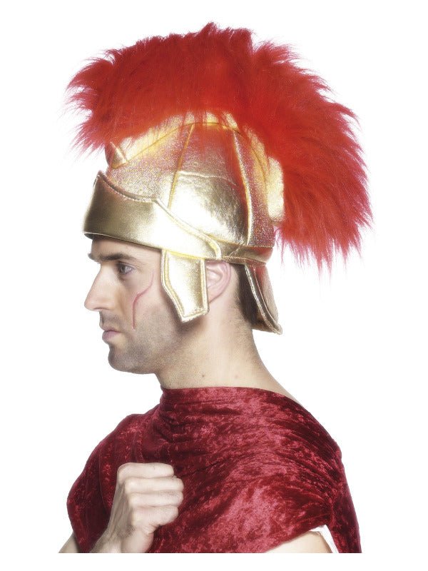 Roman Soldiers Helmet, Gold - Adult Weekender