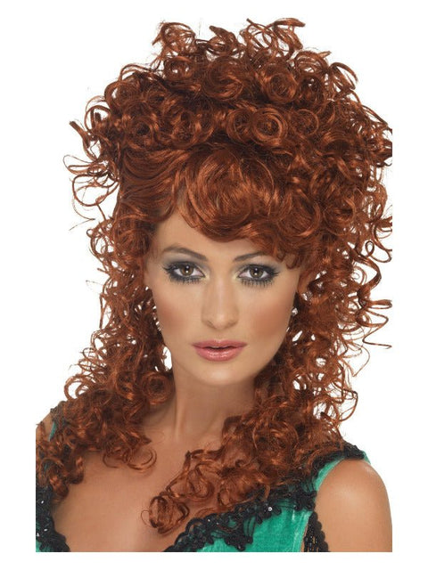 Saloon Girl Wig, Auburn - Adult Weekender