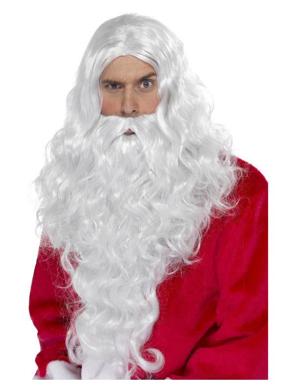 Santa Dress Up Kit, White - Adult Weekender