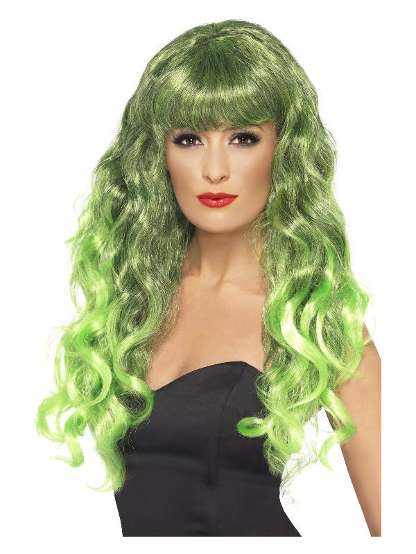 Siren Wig, Green - Adult Weekender