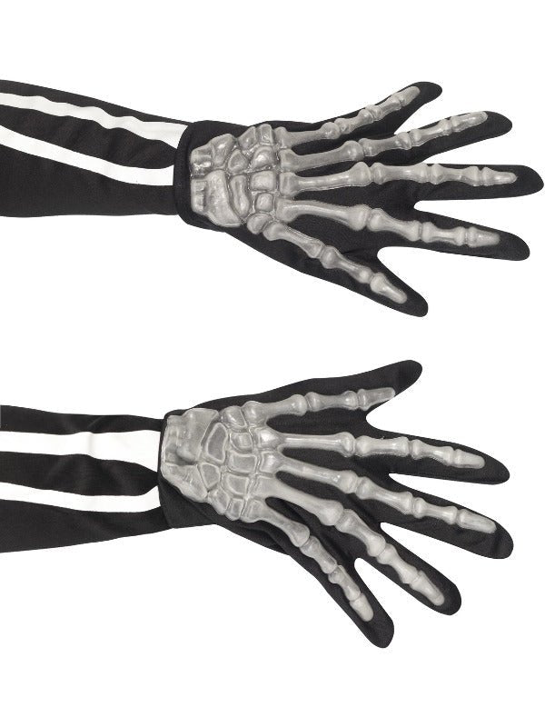 Skeleton Gloves, Adult, Black - Adult Weekender