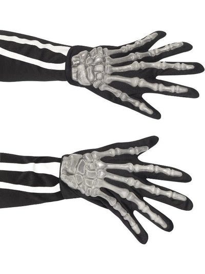 Skeleton Gloves, Adult, Black - Adult Weekender