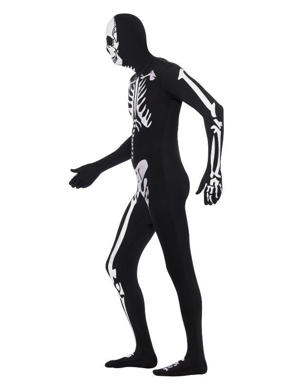 Skeleton Second Skin Costume, Black - Adult Weekender