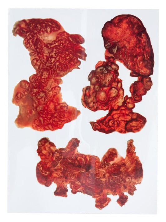 Smiffys Make - Up FX, Burnt Skin Tattoo Transfers - Adult Weekender