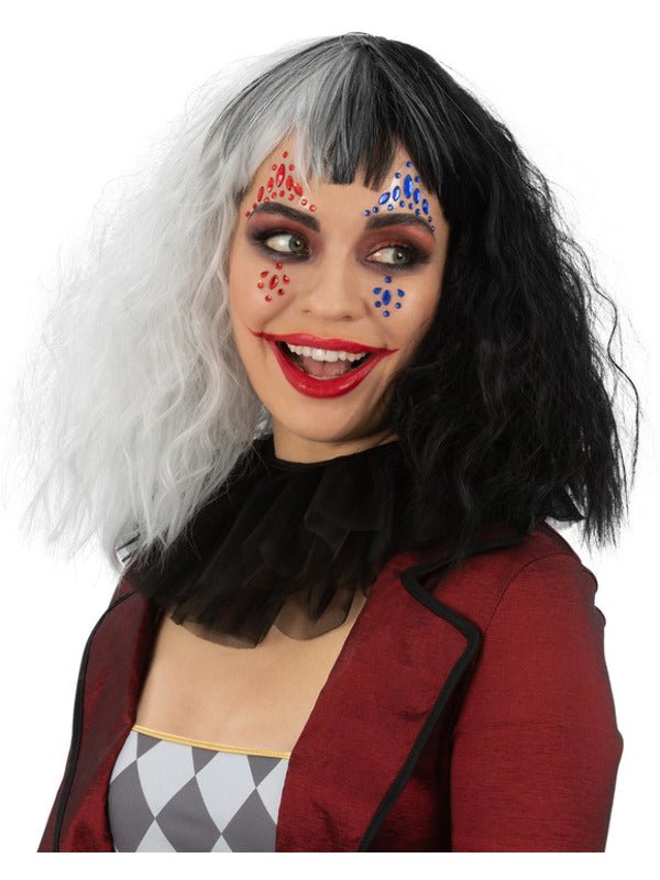 Smiffys Make - Up FX, Jester Face Jewels - Adult Weekender