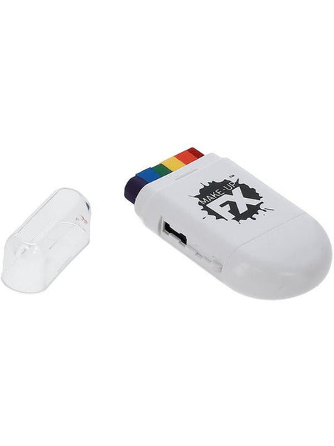 Smiffys Make - Up FX, Rainbow Greasepaint Stick - Adult Weekender