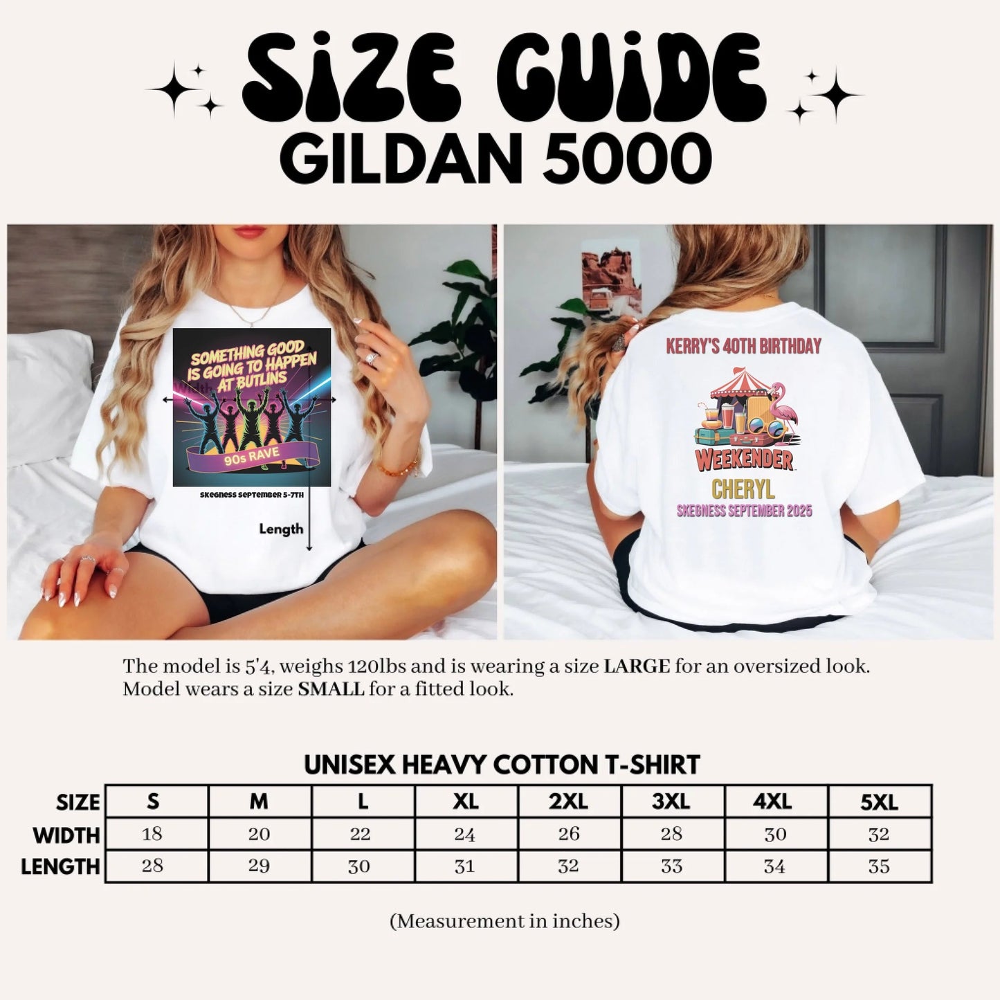 Something good is going to happen - Adult Weekender Front and Back Personalised Unisex Heavy T-Shirt - 90s - Adult Weekender