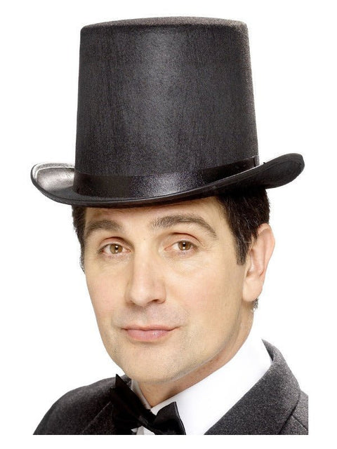 Stovepipe Topper Hat, Black - Adult Weekender