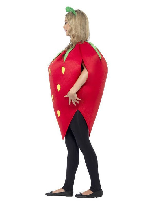 Strawberry Costume, Red - Adult Weekender