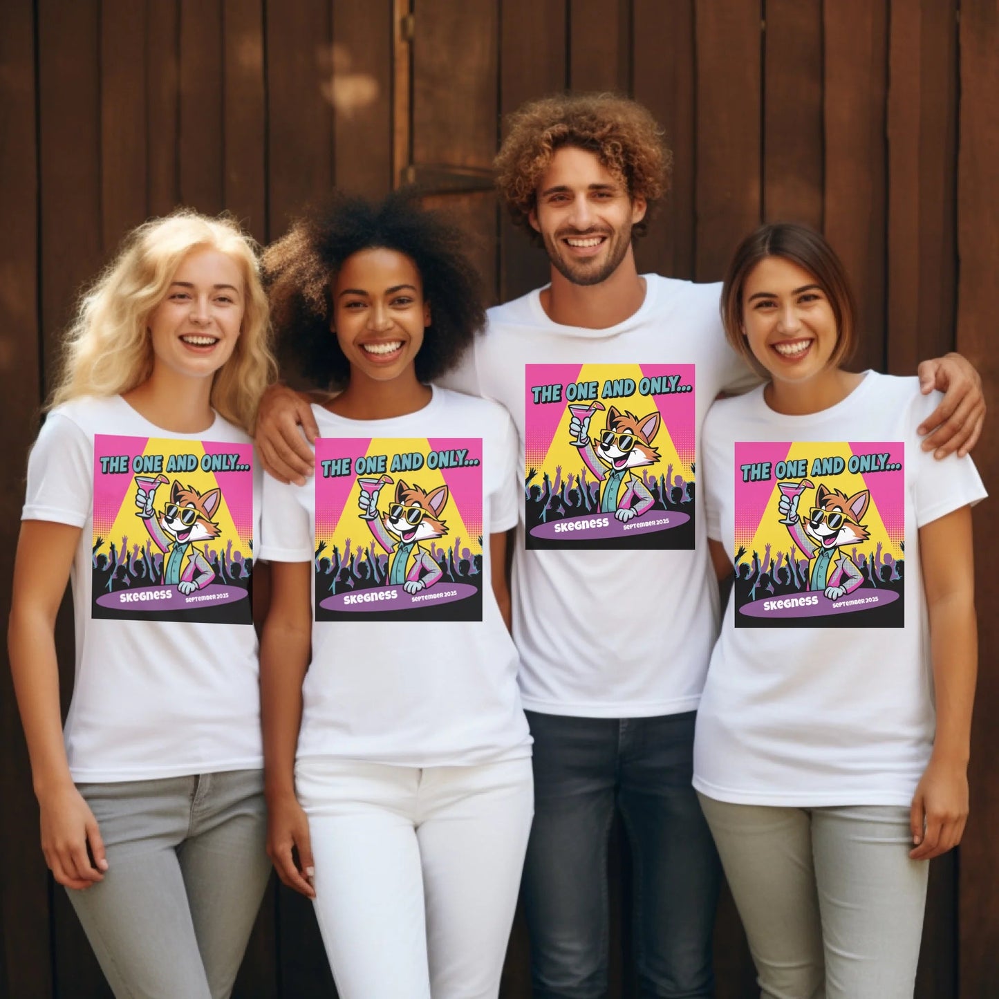 The One and Only - Adult Weekender Front and Back Personalised Unisex Heavy T-Shirt - 90s - Adult Weekender