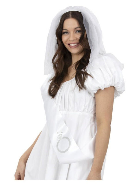 Universal Bride Veil & Sash Kit - Adult Weekender