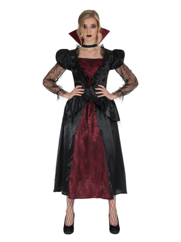 Vampire Queen Costume, Red & Black - Adult Weekender